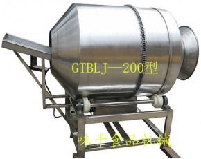 【廠家直銷】圓形滾筒式攪拌機(jī)，臥式滾筒拌料機(jī)，紅油醬菜拌料機(jī)，山東味千食品機(jī)械